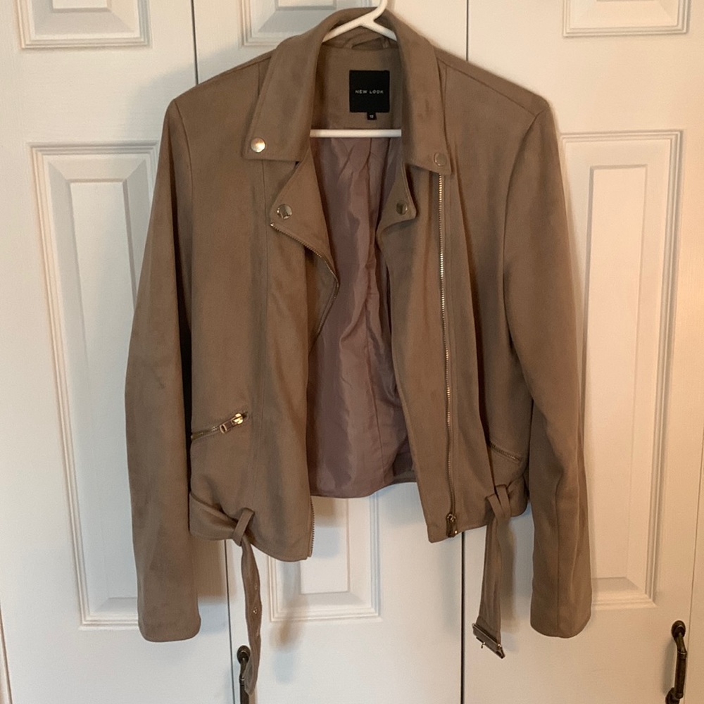 New Look Brown Suede-like Jacket